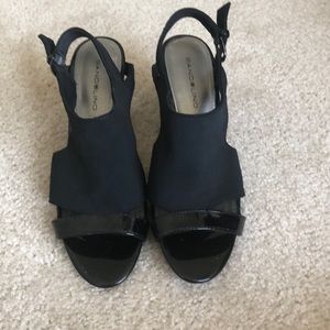 Bandolino Black Sandal Wedges